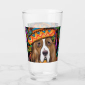BASSET HOUND GLAS (Rückseite)