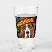 BASSET HOUND GLAS (Vorderseite)
