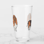 Basset Hound Glas (Links)