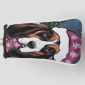BASSET HOUND GOLF HEADCOVER (Vorderseite)