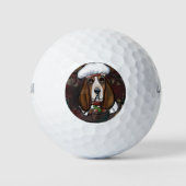 BASSET HOUND GOLFBALL (Vorderseite)