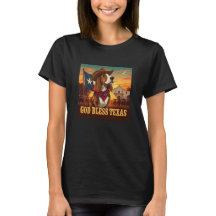 Basset Hound Gott segne Texas