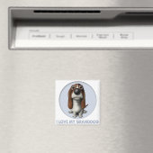 Basset Hound Granddog Magnet (In Situ (Geschirrspüler))
