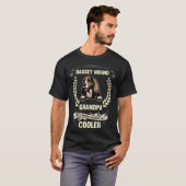 Basset Hound Grandpa Like A Normal Grandpa Only Co T-Shirt (Vorne ganz)