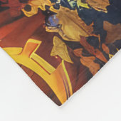 Basset Hound Halloween Spooky Fleecedecke (Ecke)