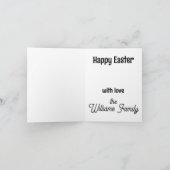 Basset Hound Happy Oaster Karte (Innenseite)