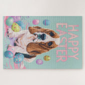Basset Hound Happy Oaster Puzzle (Horizontal)