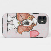 Basset Hound Heart Balloon Case-Mate iPhone Hülle (Rückseite (Horizontal))