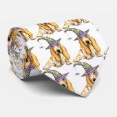 Basset Hound Hexe Krawatte (Gerollt)