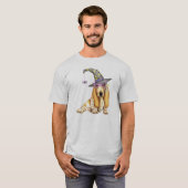 Basset Hound-Hexe T-Shirt (Vorne ganz)