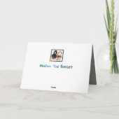 Basset Hound Hintern Funny Birthday Card Karte (Rückseite)