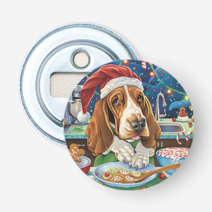 Basset Hound Holiday Baking: Festliche Weihnachten Flaschenöffner