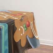 Basset Hound Holiday Baking: Festliche Weihnachten Tischdecke (Beispiel)