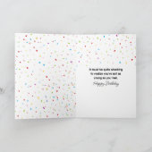 Basset Hound Humore Geburtstag Karte (Innenseite)