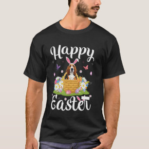 Basset Hound Hund Frohe Ostern Eierjagd Bunny Ohr  T-Shirt