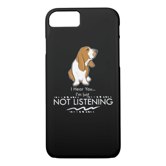 Basset Hound-Hund - hören Sie, dass Sie ich gerade Case-Mate iPhone Hülle (Rückseite)