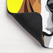 Basset Hound Hund Mousepad (Ecke)