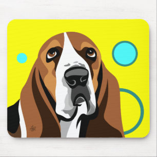Basset Hound Hund Mousepad