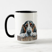 Basset Hound Hund Tasse (Links)
