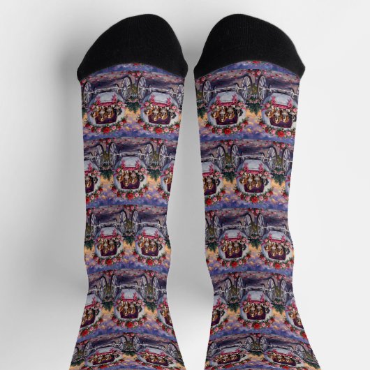 Basset Hound Hund Valentinstag  Socken (Oben)