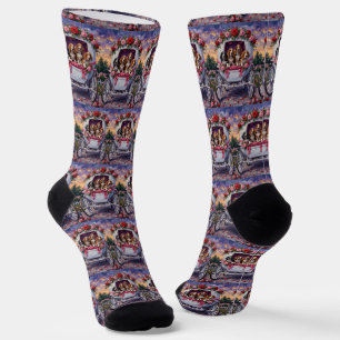 Basset Hound Hund Valentinstag  Socken