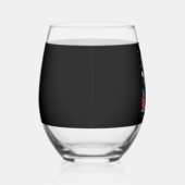 Basset Hound Hund WeihnachtsOutfits Weihnachtsmann Weinglas Ohne Stiel (Rechts)