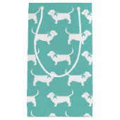 Basset Hound Hund Welpe Kleine Geschenktüte (Vorderseite)