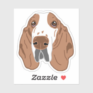 Basset Hound-Hundemutter-Tasse Aufkleber