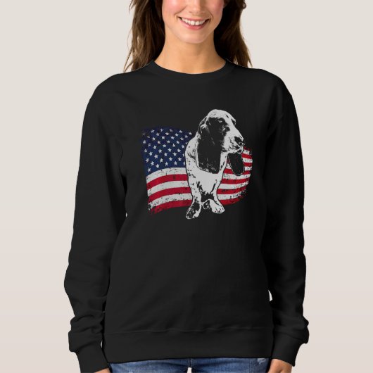 Basset Hound-Hunderasse  1 Sweatshirt (Vorderseite)