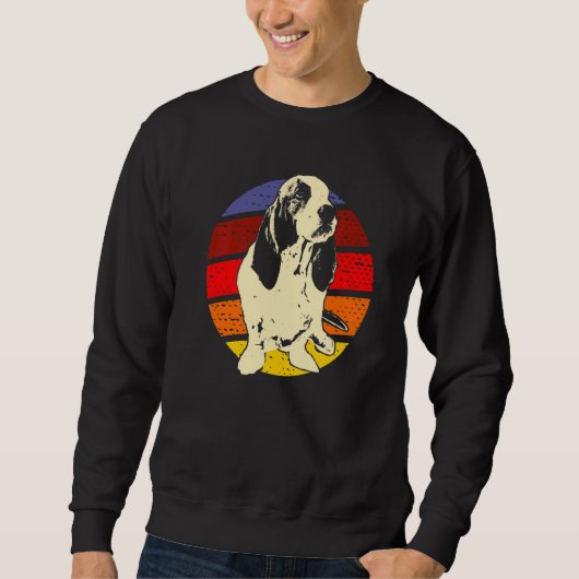 Basset Hound-Hunderasse  30 Sweatshirt (Vorderseite)