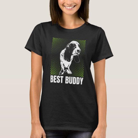 Basset Hound-Hunderasse  37 T-Shirt (Vorderseite)
