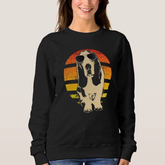 Basset Hound-Hunderasse  4 Sweatshirt (Vorderseite)