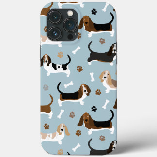 Basset Hound Hundknochen und Paare Case-Mate iPhone Hülle