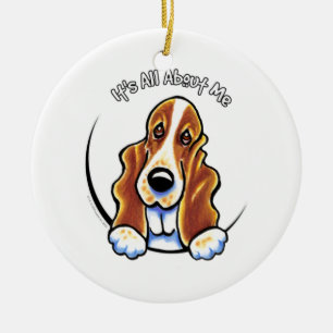 Basset Hound IAAM Keramikornament
