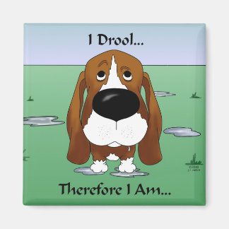 Basset Hound - ich Drool... also bin ich.. Magnet