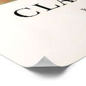 Basset Hound in Bathtub Poster Monet Style (Ecke)