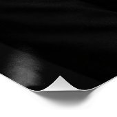 Basset Hound in Bowler Hat & Ruffled Blouse Poster (Ecke)