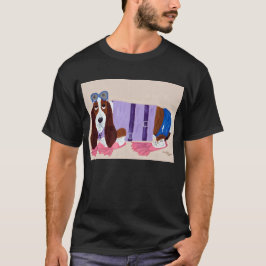 Basset Hound in Flippers T-shirt