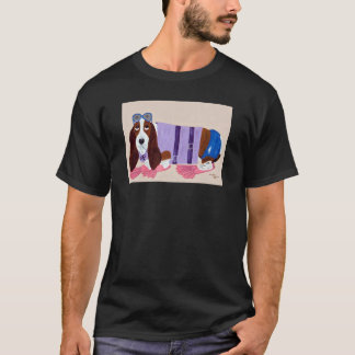 Basset Hound in Flippers T-Shirt