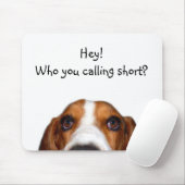 Basset Hound in Ihrem Gesicht Mousepad (Mit Mouse)