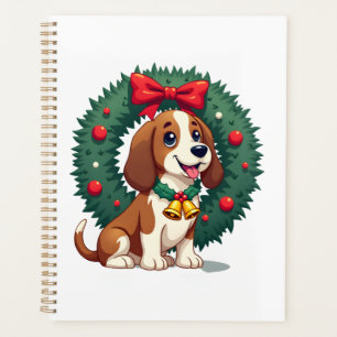 Basset Hound Jingle Bells Planer