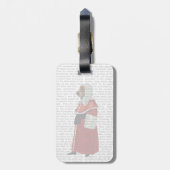 Basset Hound Judge Full Gepäckanhänger (Rückseite vertikal)