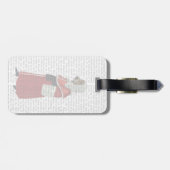 Basset Hound Judge Full Gepäckanhänger (Rückseite horizontal)