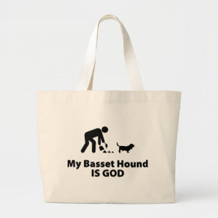 Basset Hound Jumbo Stoffbeutel