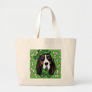 Basset Hound Jumbo Stoffbeutel