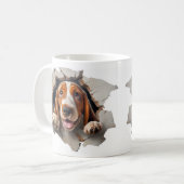 Basset Hound Kaffeetasse (Vorderseite Links)