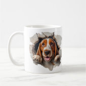 Basset Hound Kaffeetasse (Links)