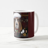 BASSET HOUND KAFFEETASSE (VorderseiteRechts)