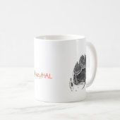 Basset hound kaffeetasse (VorderseiteRechts)