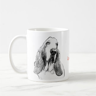 Basset hound kaffeetasse
